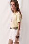 Sunset Garden Patterned T-Shirt Yellow - 3