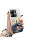 Tecno Spark 20 Compatible Silicone Edge Hard Back Case Couple Phone Case Tower Pattern