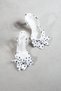 Edith Polka Dot Bow Detailed Pointed Toe Slingback Heeled Shoes - 6