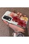 Vivo Y04 Compatible Silicone Edge Hard Back Case Couple Phone Case with Floral Pattern - 2