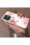 Oppo A3X 5g Compatible Silicone Edge Hard Back Case Couple Phone Case with Floral Pattern - 2