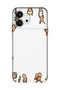 Honor 600 Compatible Monkeys Patterned Transparent Phone Case