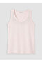 Lcw Everyday Pink U-Neck Stoned Soft Touch Women's Undershirt