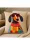 Set of 2 Decorative Throw Pillow Covers – Dog and Friend Written Design - 2