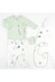 100% Organic Cotton 5-Piece Hospital-Issued Newborn Baby Clothing Set