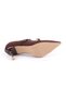Women's Stiletto Nubuck Cross Strap Studded Detailed Thin Heel Evening Shoes L085.K1750 - 4