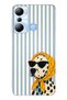 Infinix Hot 20I Compatible Transparent Phone Case with Dalmatian Dog Pattern