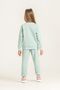 Girl's Embroidered Green Long Sleeve Tracksuit Set Us2723-C-V2 - 4