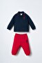 Baby Boy Navy Blue Long Sleeve Pajama Set Usb3196-C-V2