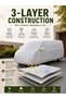 Waterproof UV Resistant Full Car Cover for Nissan Urvan - All Weather Dustproof Sun Protection Outdoor Cover, Silver - 5