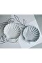 10.5cm Oyster Mussel Plate Candle Holder Silicone Mold K-1582, Scented Stone Soap Plaster Candle Mold - 4
