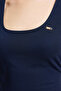 Women's Navy Blue Knitted Dress 50323562-Vr033 - 6