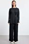 Drapeli Tunic Trouser Suit Black