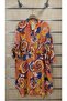 Italian Short Shirt Dress 100% Cotton