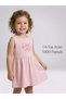 Girl's Heart Patterned Pink Dress 1-6 |   100% Cotton 1-6 Years Old - 6