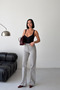 Women's Casual Wide-Leg Gray Jeans - 7