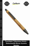 Special Production Promotional Logo Laser Printed Touchpen Ballpoint Pen Touchscreen Compatible Bamboo - 2