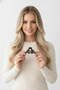 Modern Wavy Design Matte Brown Hair Clip Claw Clip for Women - 4