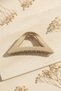 Modern Minimalist Design Matte Beige Hair Clip for Women Daily Use Claw Clip - 5