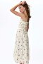 Smocked-bodice bandeau dress