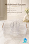 360 °   Rotating Makeup Organizer Transparent Multi-Compartment Cosmetic Lipstick Nail Polish Brush Jewelry Organizer - 4