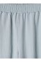 Lcw Modest Blue Women's Crepe Trousers with Elastic Waist - 6
