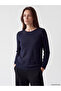 Crew Neck Patterned Women's Knitwear Sweater