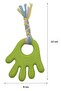 Handrope Hand Shaped Plastic Hand Extendable Play Rope 2 Person Dog Toy Interactive - 4