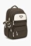 4-Piece Satin Fabric Waterproof Primary School Bag Set with Lunch Bag, Pen Holder and Accessory Bag - 6