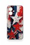 Tecno Spark Go 2 Compatible Star Flag Patterned Silicone Case - 3