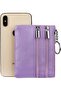 Genuine Leather Purse for Women with Keyring - 6