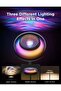 Uplighter Floor Lamps Tri-Zone Independent, RGBIC Warm&Cold White Ripple Lighting Lamp Works with Matter and Alexa, 80+Scene Modes- H60B0 - 3
