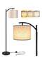Floor Lamp for Living Room with 3 Color Temperatures LED Bulb Standing Lamp Tall Industrial - 5