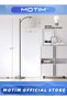 Floor Lamp Modern Floor Lamp with 9W 3 Color Temperatures Bulb Metal Standing Lamp with Adjustable Hanging Lampshade - 7