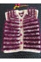 Hand Knitted Baby Girl & Child Vest 1-2 Years Old – Handmade Soft Yarn
