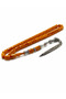 Certified Ore Invoice Signed Clamped Amber Silver Craftsmanship Illuminated Boxed Collectible Prayer Beads - 4