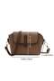 Women's PU Leather Shoulder Bag, Ladies Waterproof and Wear-resistant Crossbody Bag Sling Bag Side Bag Carry Bag, Korean Style Small Bag Satchel Bag Beach Bag Phone Bag for Girls/College Stude - 5