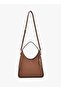 Celeste Textured Shoulder Bag With Zip Closure - 2