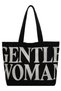 Ladies Large Capacity Canvas Shoulder Bag Travel Simple New Handbag Casual Travel Alphabet Tote Bag