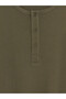 Peak New Season Henley Collar Men's Combed Cotton T-Shirt - 8