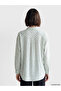 I Checked Patterned Embroidered Linen Blend Women's Shirt Tunic from Freezen Store - 5