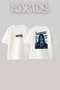 Billie Eilish_72 Design Printed Unisex Oversize White Tshirt