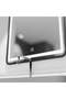 Rectangular LED mirror, 60x80cm, Ombra Basic touch - 3