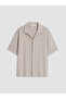 Lcw Vision Beige Relax Fit Resort Collar Men's Shirt - 6