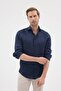 Italian Collar 100% Linen Comfort Fit Men's Shirt - 2