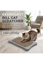 Bill Cat Scratcher Gray 43x26x3cm Durable Cardboard Scratching Pad with Sturdy Plastic Frame - 2