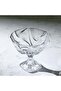 Opium Medium Bowl on Foot 24 cm - Elegant Serveware for Modern Dining, Decorative Glass Bowl, Premium Tabletop Accessory for Stylish Entertaining