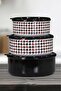 Edl Shop Forte Black Enamel Triple Storage Set Edl Shop 1290799