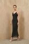 My Fashion Women's Polka Dot Chiffon Long Dress - 3