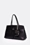 Women's Shoulder Bag Stylish Daily Handbag – Black with Long Strap - 2